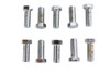 Colony #HHC-675 - Hex Cap Bolts Chrome 7/16 inch x 1-1/4 inch