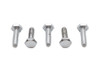 Colony #HHC-602 - Hex Cap Bolts Chrome 1/4 inch x 7/8 inch