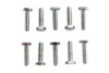 Colony #HHC-603 - Hex Cap Bolts Chrome  1/4 inch x 1 inch