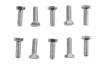 Colony #HHC-612 - Hex Cap Bolts Chrome 5/16 inch x 1 inch