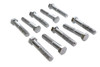Colony #HHC-623 - Hex Cap Bolts Chrome 3/8 inch x 2 inch