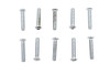 Colony #BHC-834 - Allen Button Head Screws Chrome 1/4 inch X 1-1/4 inch