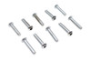 Colony #BHC-834 - Allen Button Head Screws Chrome 1/4 inch X 1-1/4 inch