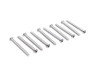 Colony #BHC-839 - Allen Button Head Screws Chrome 1/4 inch X 2-1/2 inch