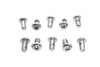 Colony #BHC-808 - Allen Button Head Screws Chrome 1/4 inch X 1/2 inch