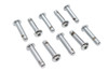 Colony #BHC-823 - Allen Button Head Screws Chrome 3/8 inch X 1-3/4 inch