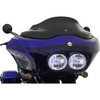 Klock Werks #KWW-01-0190 - Sport Flare® Windshield - 8" - Black - '98-'13 FLTR
