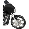 Klock Werks #KWW-01-0199 - Flare® Windshield - 6-1/2" - Smoke - '96-'13 FLH