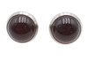 V-Twin - License Plate Frame Reflectors Red Glass