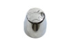 V-Twin - Chrome Rear Axle Nut Caps Maltese Style