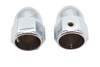 V-Twin - Acorn Valve Stem Cover Set Chrome
