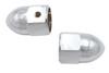 V-Twin - Acorn Valve Stem Cover Set Chrome