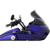 Klock Werks #KWW-01-0232 - Sport Flare® Windshield - 12" - Dark Smoke - '96-'13 FLTR