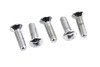 Colony #2005-CHR-5PK - 3/8 inch-24 x 1-1/4 inch Countersunk Screw Chrome