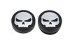 Wyatt Gatling #78574B - Black Skull Style Vented and Non-Vented Gas Cap Set