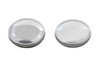 Wyatt Gatling #03-0027/6 - Stock Style Gas Cap Set Vented and Non-Vented Chrome