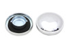 Wyatt Gatling #03-0027/6 - Stock Style Gas Cap Set Vented and Non-Vented Chrome