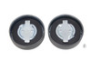Wyatt Gatling #72940B - Replica Eaton Style Gas Cap Set Vented Black