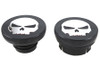 Wyatt Gatling #78641B - Black Skull Style Vented and Non-Vented Gas Cap Set