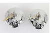 Wyatt Gatling #78401 - Keyed Gas Cap Set Vented and Non-Vented Chrome