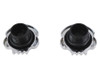 Wyatt Gatling #78293 - Skull Style Gas Cap Set Chrome