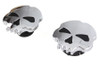 Wyatt Gatling #78294 - Skull Style Gas Cap Set Chrome