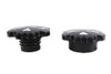 Wyatt Gatling #78294B - Skull Style Gas Cap Set Black