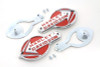 Wyatt Gatling - Gas Tank Emblems with Red Lettering