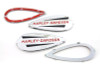 Wyatt Gatling - Gas Tank Emblems with Red Lettering