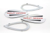 Wyatt Gatling - Gas Tank Emblems with Red Lettering