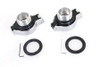 Wyatt Gatling #78470+78471 - Flip Up Gas Cap Set Chrome