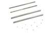V-Twin - Gas Tank Trim Bar Set Stainless Steel