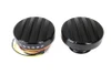Wyatt Gatling #011061 - Black LED Ribbed Style Fuel Gauge and Filler Cap Set