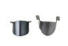 V-Twin - Chopper Peanut Gas Tank Mount Tab Set Raw