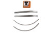 V-Twin #61800-41 - Knucklehead Tank Stainless Steel Trim Set 1940-46