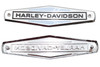 V-Twin #78946 - Eagle Iron 1966-1972 Tank Emblem Set with Black Lettering