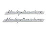 V-Twin #78989 - Emblem Set with Chrome Lettering