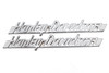V-Twin #78989 - Emblem Set with Chrome Lettering