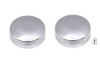 Wyatt Gatling #72940 - Replica Eaton Style Gas Cap Set Vented Chrome