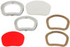 V-Twin #64604 - Dash Panel Lens Rim Set Raw