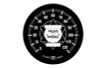 V-Twin #90110 - Black Tin Speedometer Face