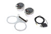 V-Twin - 85mm GPS Speedometer and Tachometer Kit Chrome