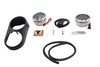 V-Twin - GPS Speedometer and Tachometer Dash Kit Black