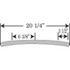 Memphis Shades #MEP61212 - Road King Replacement Plastic - 15" - Black Smoke