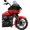 Klock Werks #KWW-01-0582 - Flare® Windshield Trim - Logo - Blacked Out - Harley-Davidson®