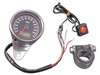 V-Twin #76493 - 60mm Mini Electric Speedometer