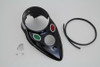 V-Twin - Black Cateye Dash Panel