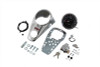 V-Twin - Chrome Two Light Dash Panel Kit with 1:1 Ratio Speedometer