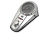 V-Twin - Chrome Two Light Dash Panel Kit with 2:1 Ratio Speedometer