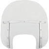 Memphis Shades #MEM6100 - Fats Windshield - Clear - 15" - FLFB/S
